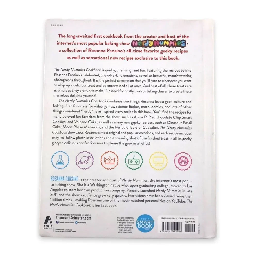 ‎**Book** Nerdy Mummies cookbook by Rosanna Pansino